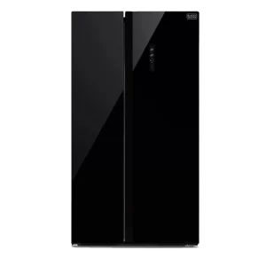 Black + Decker Nevera SBS 15.7 pies Black Glass